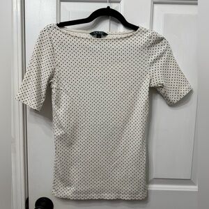 Lauren Ralph Lauren polka dot top